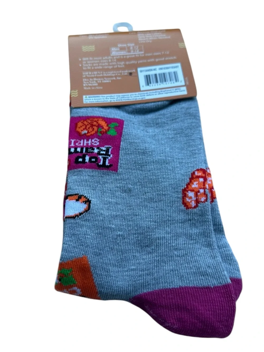 3/$25 Top Ramen Noodles Women's Casual Crew Socks
